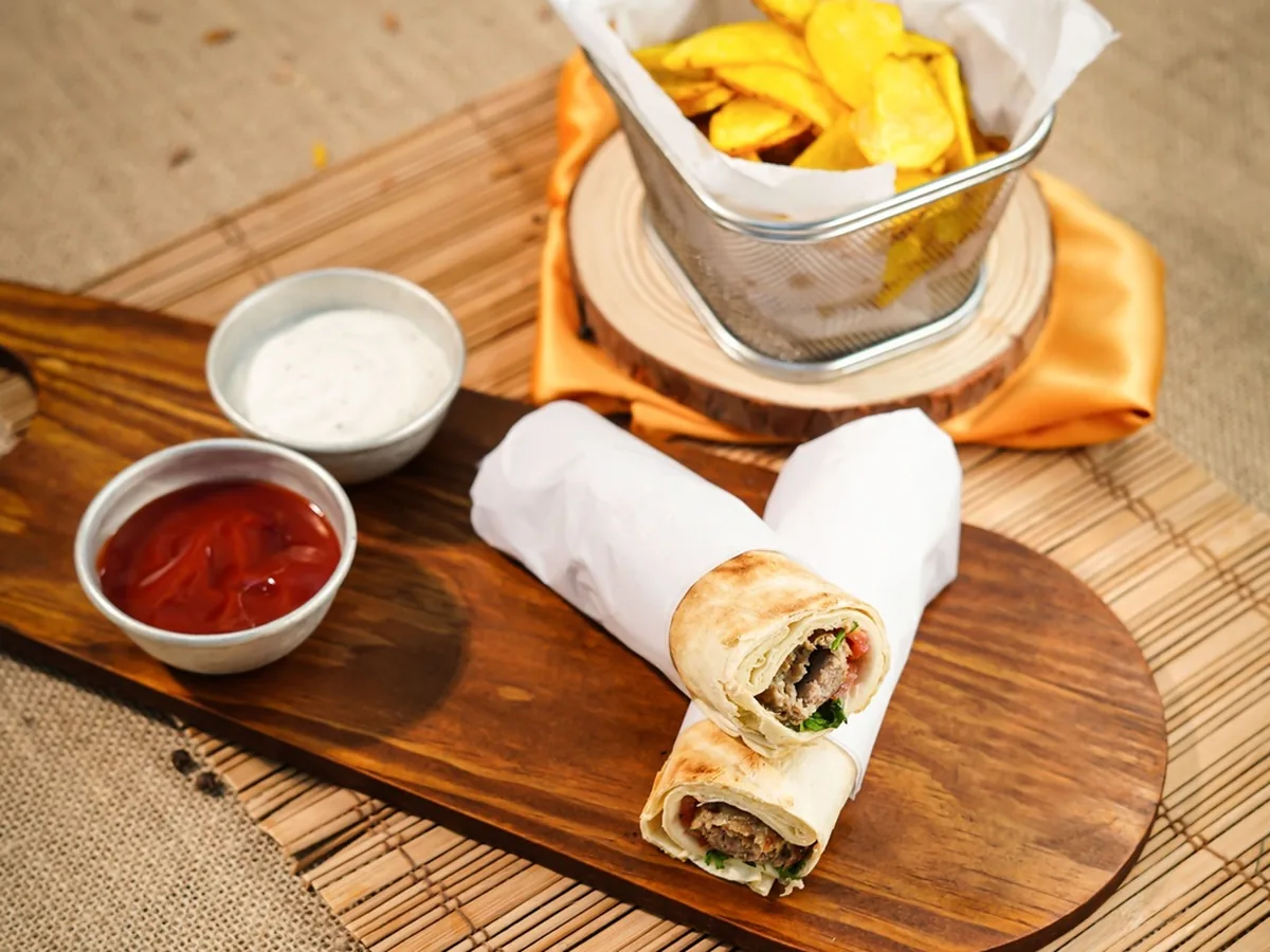 Meat Koobideh Wrap at Kabab Planet