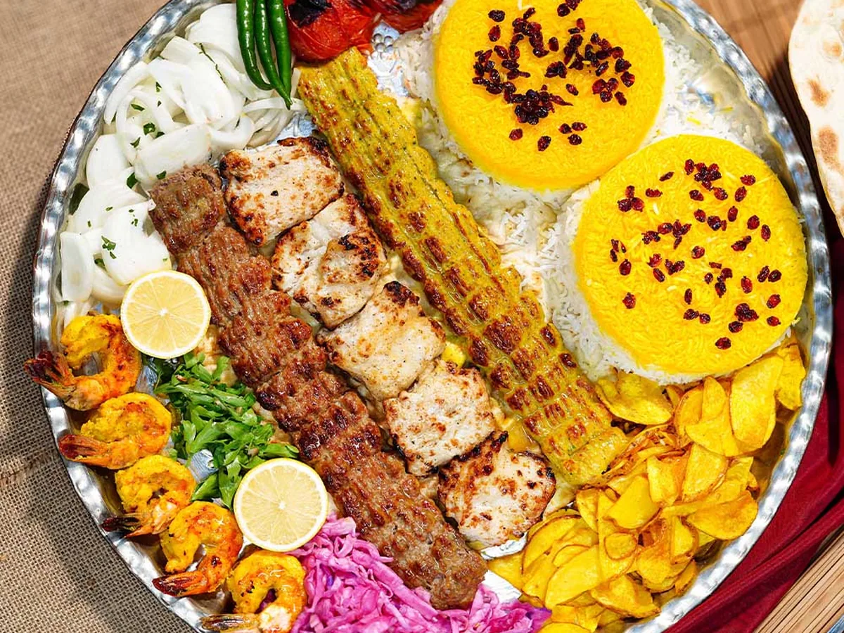 Seafood platter at Kabab Planet