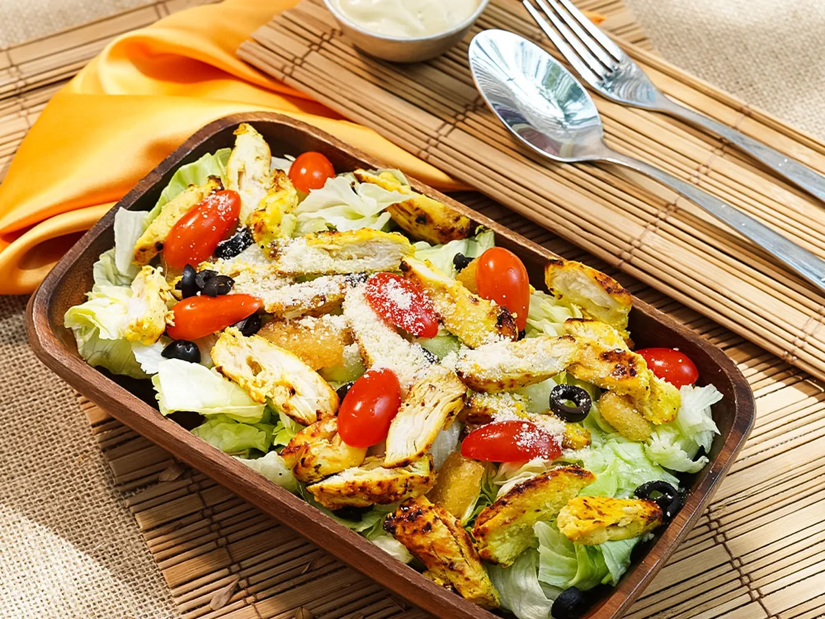 Caesar Salad with Chicken at Kabab Planet