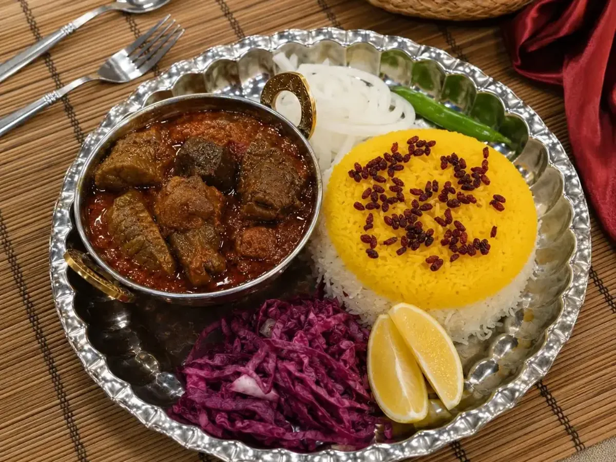 Eggplant Stew at Kabab Planet