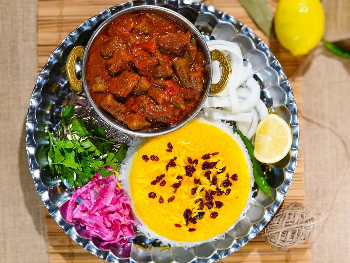 Bamia stew at Kabab Planet