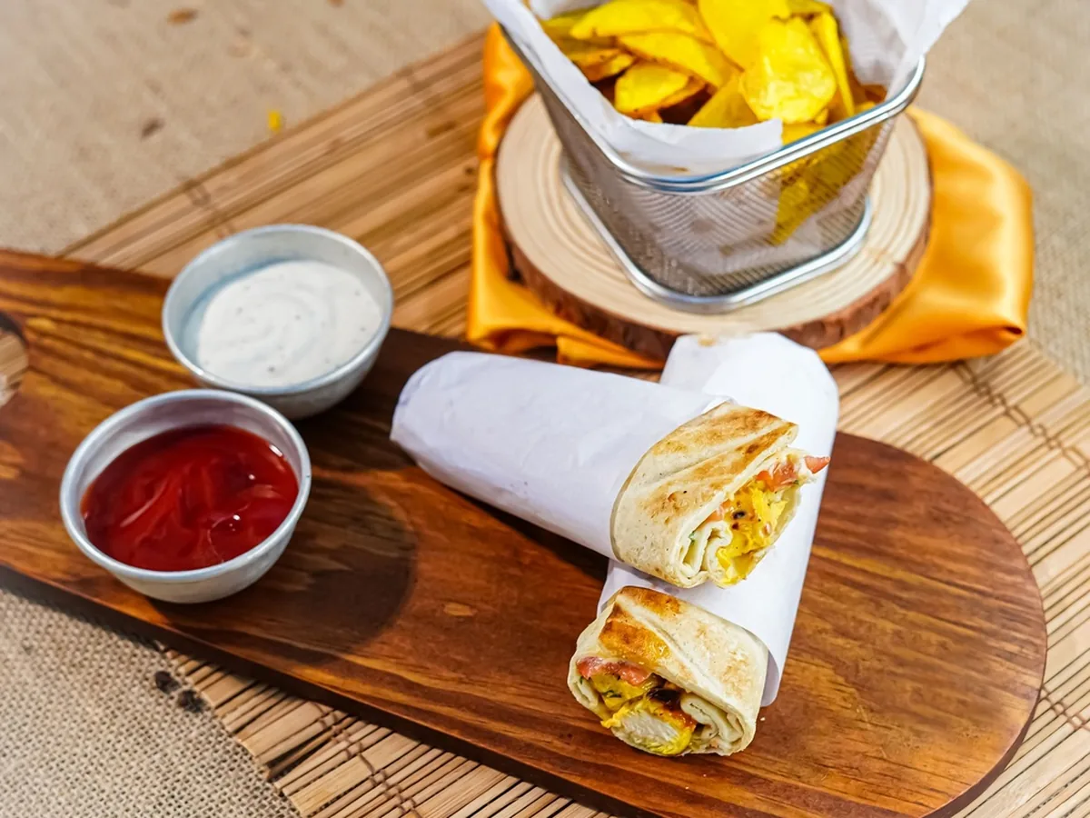 Chicken Boneless wrap at Kabab Planet