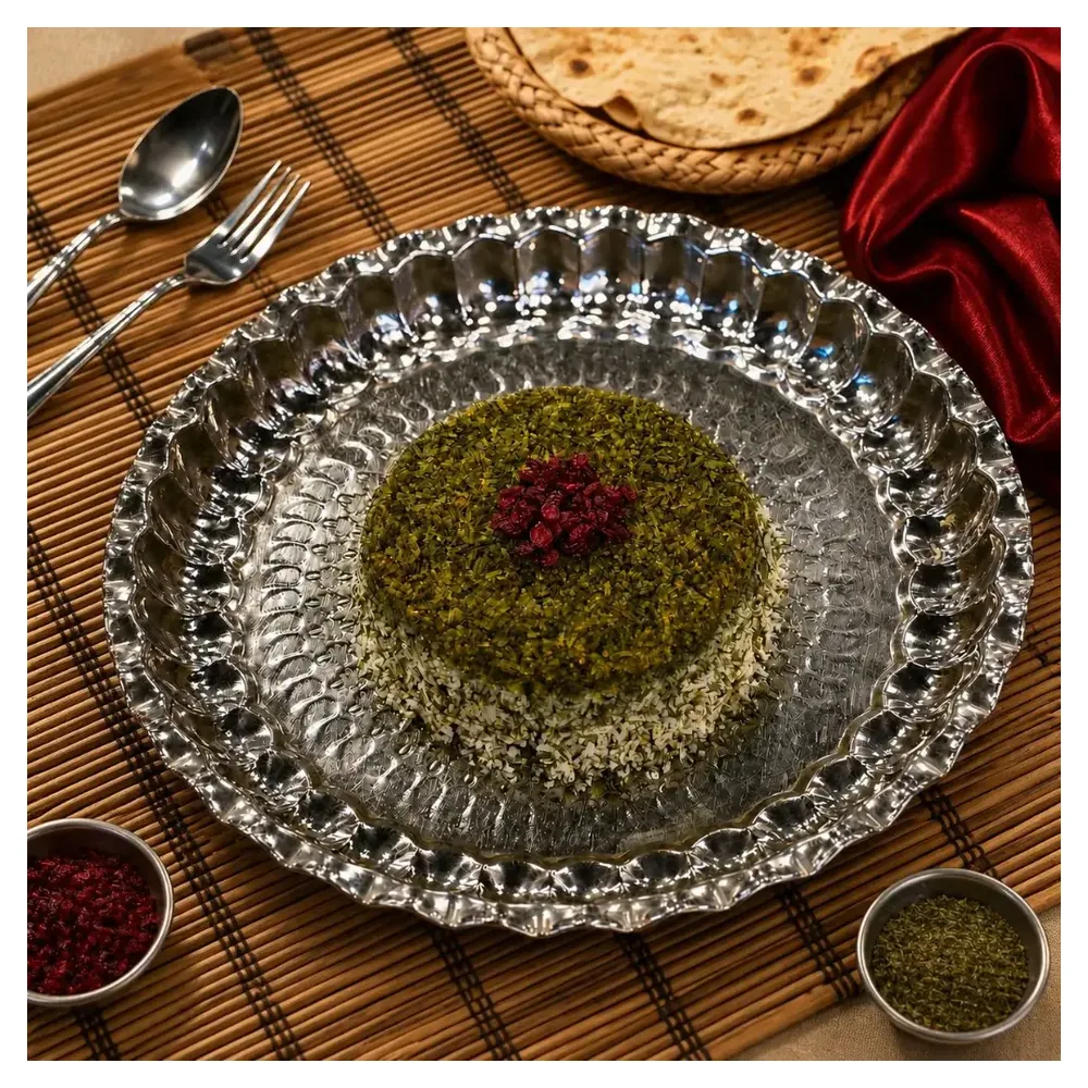 Green Rice at Kabab Planet