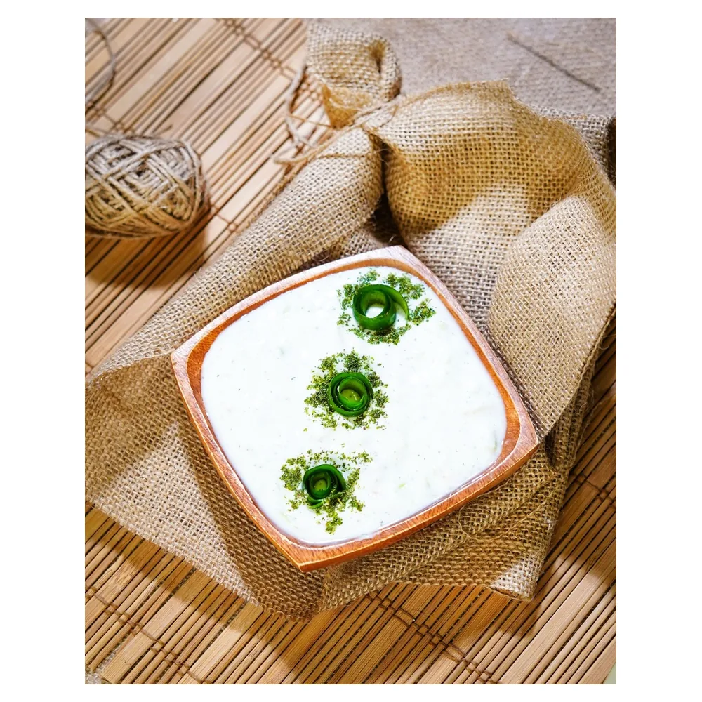 Yogurt cucumber dip at Kabab Planet