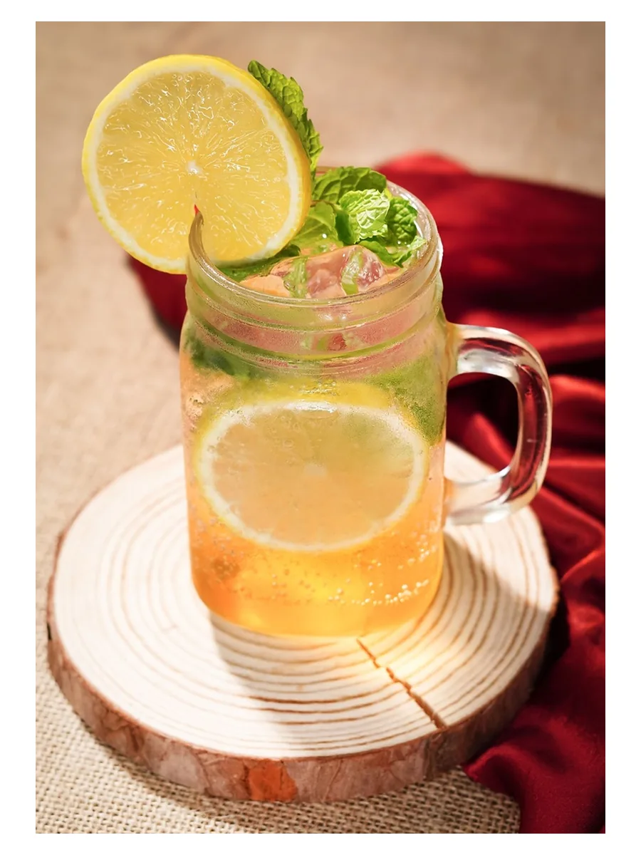 Peach lemonade at Kabab Planet