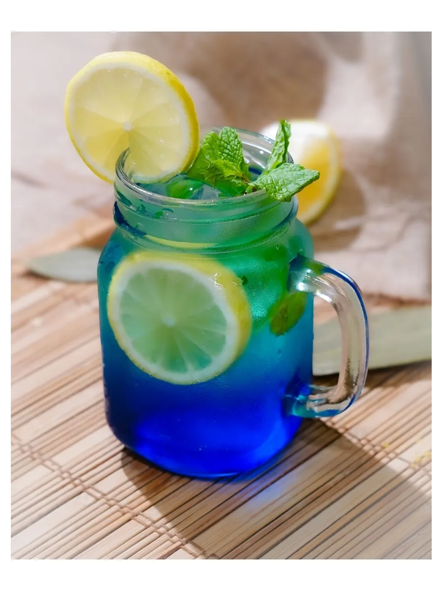 Blue Ocean mohito at Kabab Planet